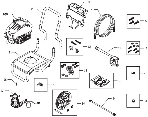 Craftsman Pressure Washer 020235 Parts